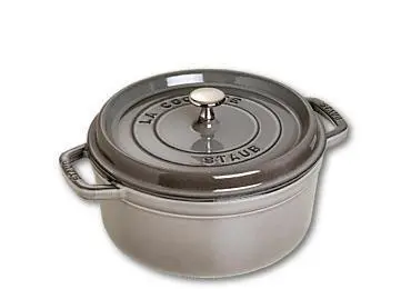Staub Round Dutch Oven – 26 Cm, Graphite Grey 1