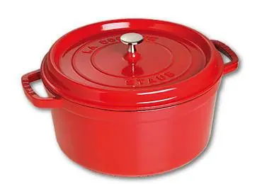 Staub Round Dutch Oven – 28 Cm, Cherry Red 1