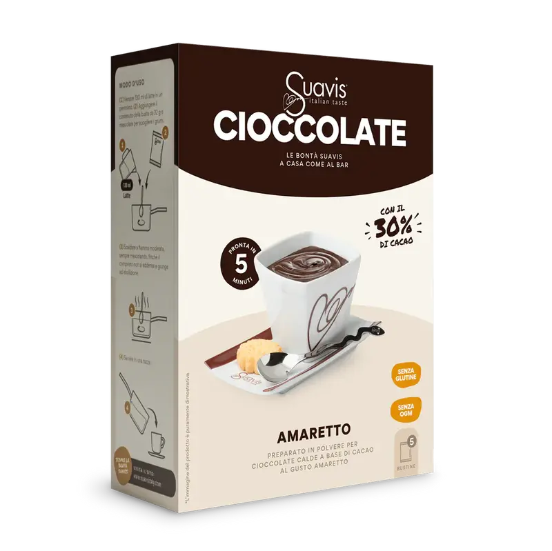 Suavis Dark Chocolates: Single-Flavor Amaretto, 160 G (5 × 32 G) 1