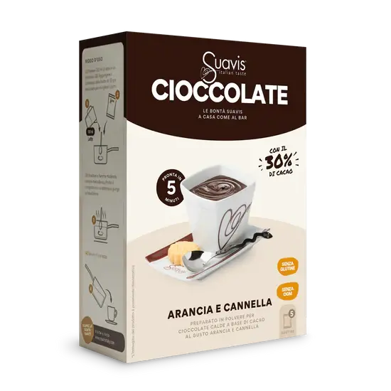 Suavis Dark Chocolates: Single-Flavor Orange & Cinnamon, 160 G (5 × 32 G) 1