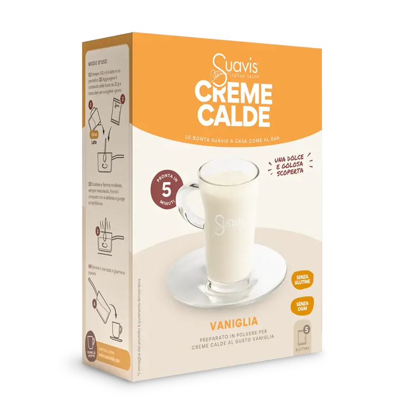 Suavis Warm Creams: Single-Flavor Vanilla, 160 G (5 × 32 G) 1