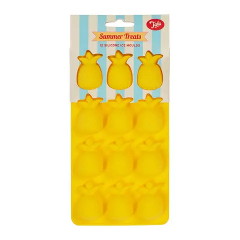 Tala Pineapple-Shaped Silicone Ice Mold – 12-Cavity, Food-Grade, Freezer-Safe 1