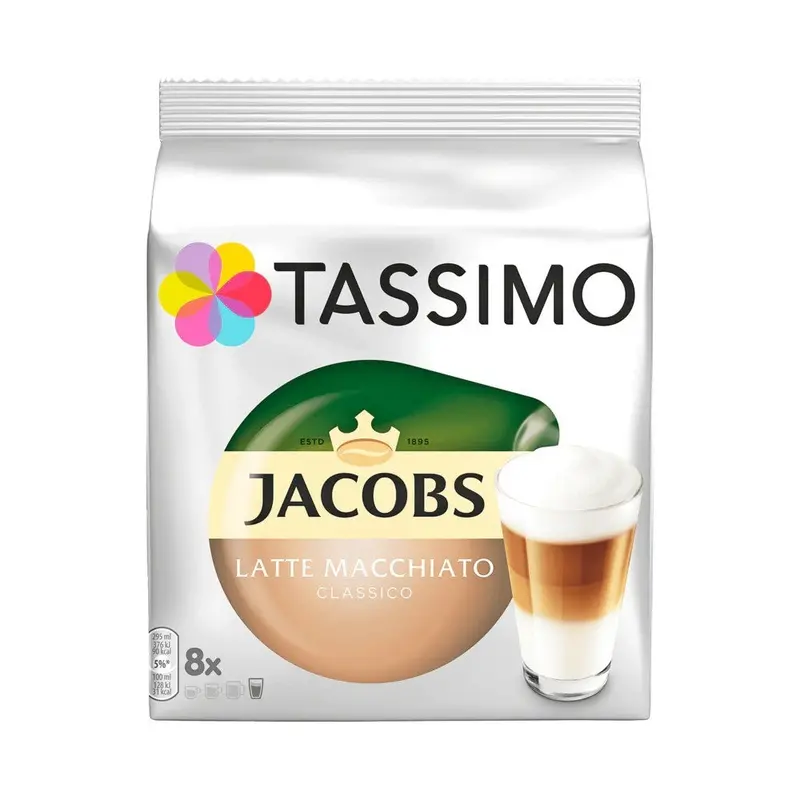 Tassimo Jacobs Latte Macchiato Capsules – 8-Pack 1