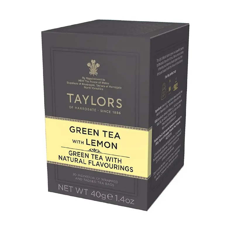 Taylors Green Tea Infusion With Natural Lemon Flavor 1
