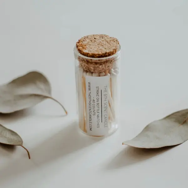 The 6Th Scent Wooden Match Set – Curated Luxury Matches For Signature Candles 1