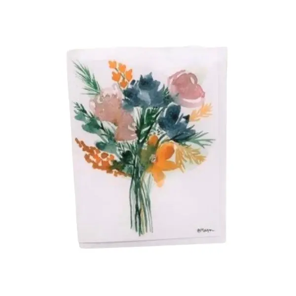 The Imperfect Process Floral Blank Greeting Card #5 1