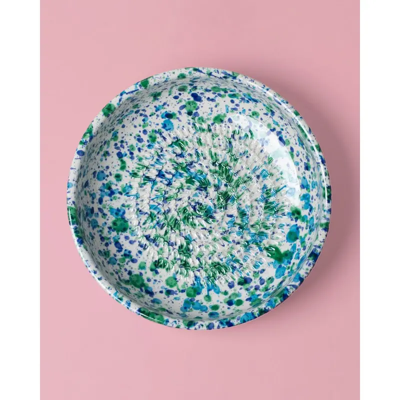 Tierra Cocida Large Coral-Colored Ceramic Grater 1