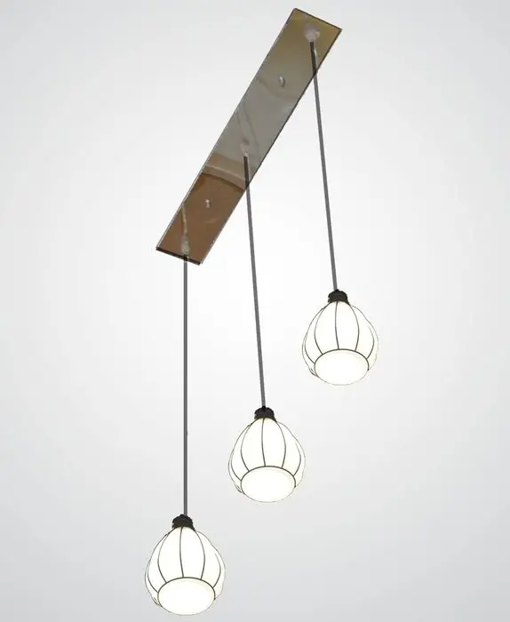 Trio Tulip Pendant Light – Handcrafted Floral-Inspired Ceiling Fixture 1