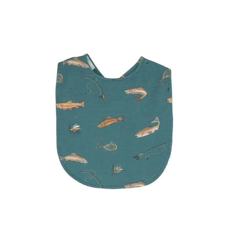 Trout Pattern Bandana Bib For Babies 1