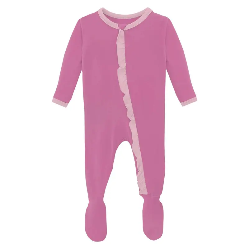 Tulip & Cake Pop Ruffle Footie With Dual-Zip Closure 1