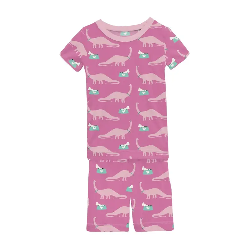 Tulip Pet Dino Short-Sleeve Pajama Set With Shorts 1