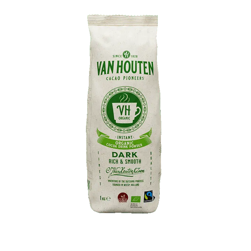 Van Houten Organic Fair Trade Cocoa – 1 Kg Certified Sustainable Powder 1