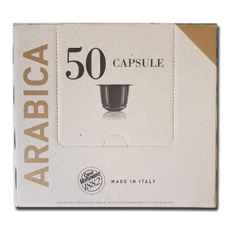 Vergnano Arabica Generico Oro Nespresso-Compatible Coffee Capsules – Pack Of 50 1