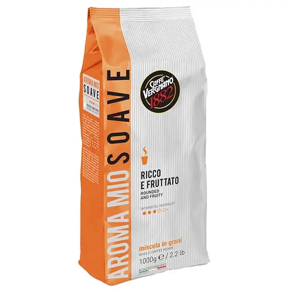 Vergnano Aroma Mio Soave Whole Bean Coffee – 1 Kg Mild & Fragrant Roast 1