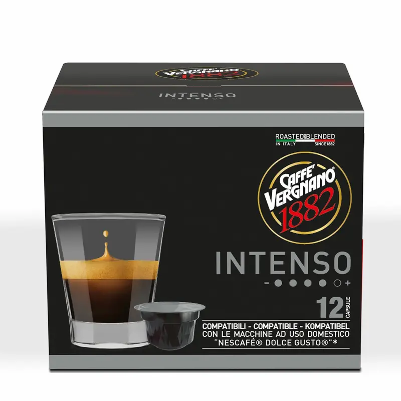 Vergnano Atlantis Intenso Dolce Gusto Coffee Capsules – Box Of 12 1
