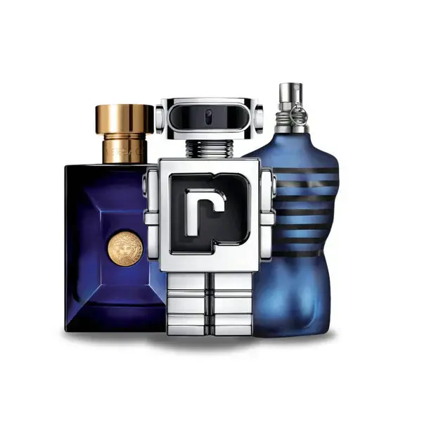 Versace Dylan Blue + Paco Rabanne Phantom + Jean Paul Gaultier Ultra Male Perfume Collection (100Ml Each) 1