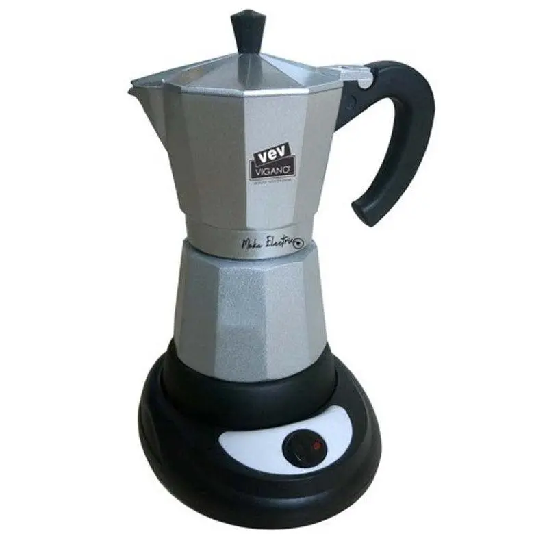 Vev Vigano 6-Cup Electric Moka Pot – Italian Espresso Maker 1
