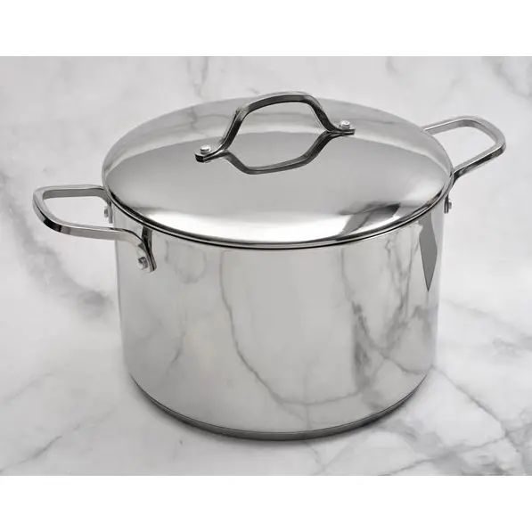 Vev Vigano Nuova Kontessa 32 Cm Stainless Steel Dutch Oven – 15.9 L Capacity 1
