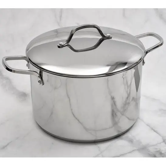Vev Vigano Nuova Kontessa Extra-Large Stockpot – 15.9L Stainless Steel 1