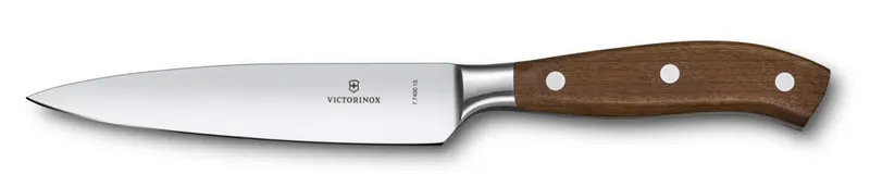 Victorinox Grand Maître Compact Chef’S Knife – 15 Cm, Straight Edge, Wooden Handle, Gift Set 1