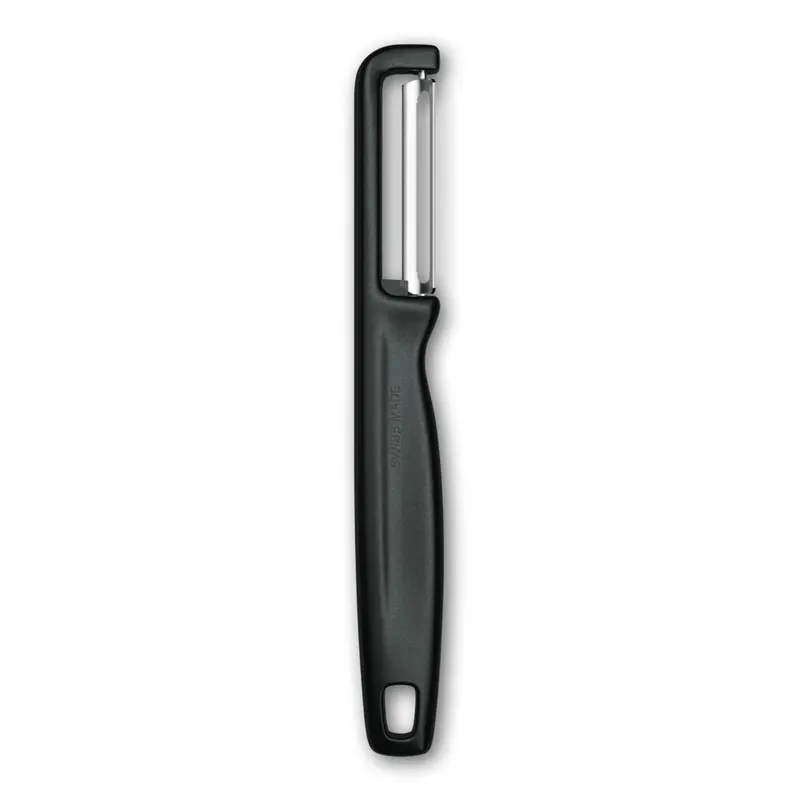Victorinox Iota Straight-Edge Swivel Peeler – Dual-Blade, Black 1