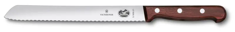 Victorinox Wood Collection 21 Cm Bread Knife – Wavy Edge, Maple Handle, Gift Set 1
