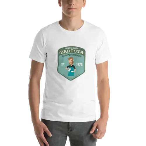 Vintage Oodnadatta Barista Champion T-Shirt 1