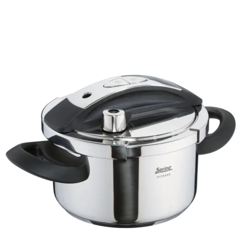 Vitesse 4.5-Liter Stainless Steel Pressure Pot With Spring Mechanism 1
