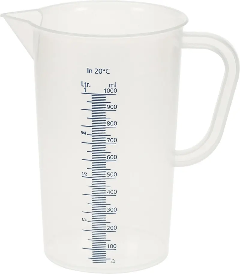 Vitlab Graduated Measuring Beaker – 1 Liter Capacity 1
