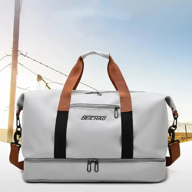 Wandermate Large Travel Duffel – Expandable Carry-On Friendly Luggage With Reinforced Zippers 1