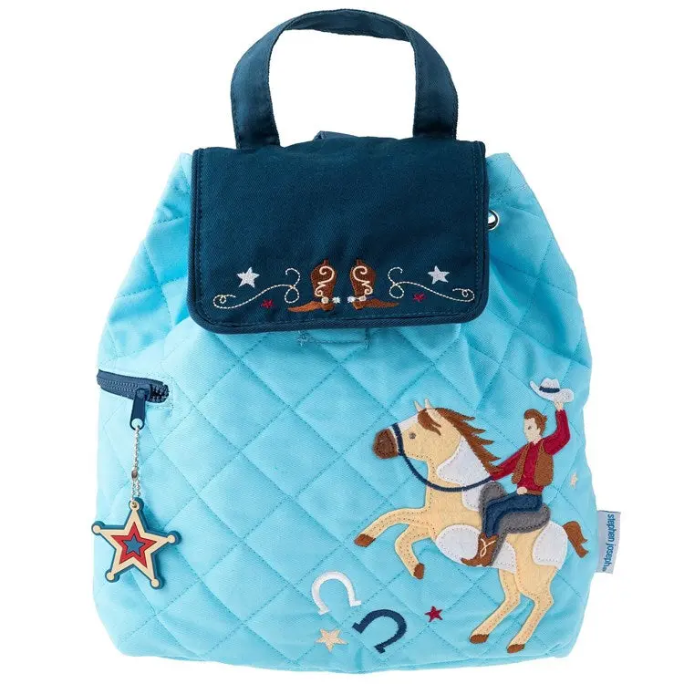 Western-Style Quilted Backpack 1