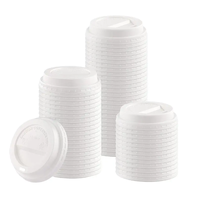 White Disposable Dome Lids For Hot Coffee Cups (10–20 Oz.) – 1000-Count 1