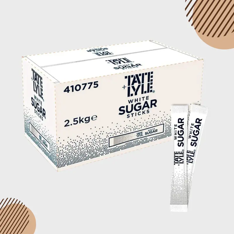 White Sugar Sticks – 1000-Unit Pack For Hospitality 1