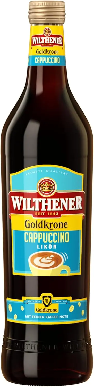 Wilthener Goldkrone Cappuccino Liqueur – 28% Vol, 700Ml 1