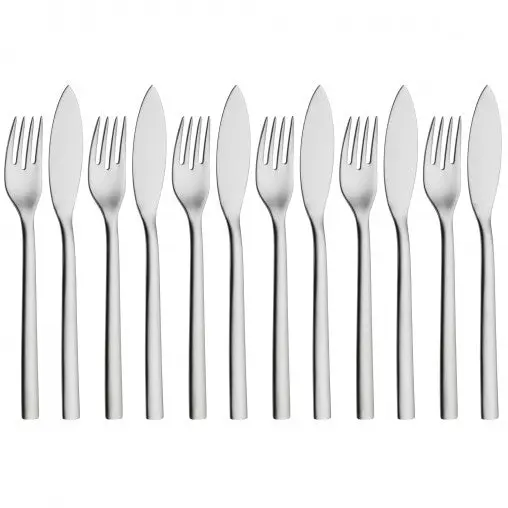 Wmf Fish Serving Set – Stainless Steel Skewers And Tongs 1