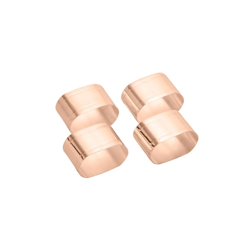 Wolff Rose Elegance Napkin Ring Set – 4-Piece 1
