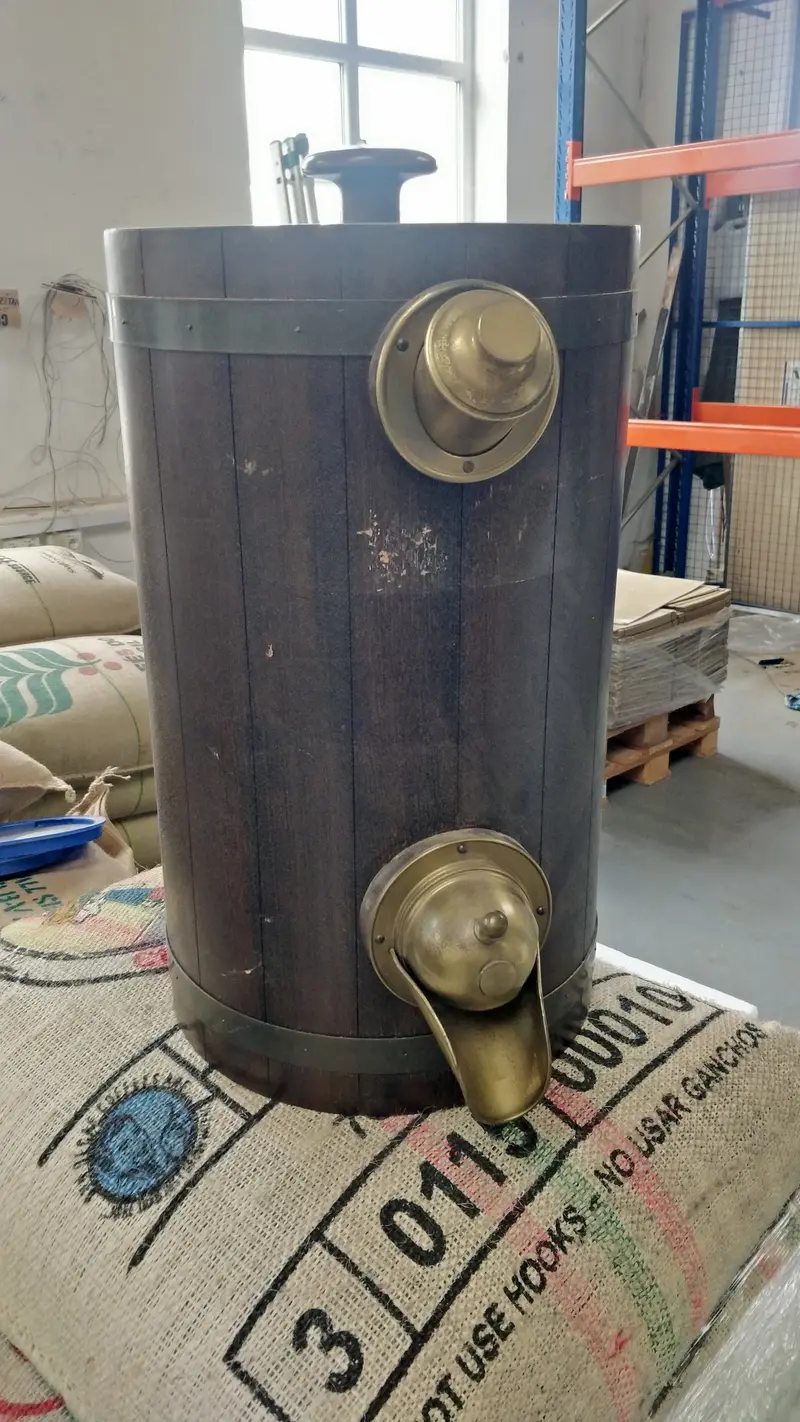 Wooden Coffee Storage Canister 1