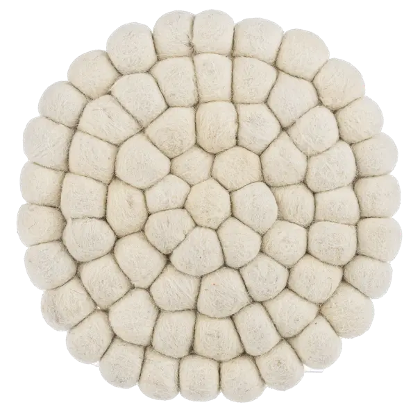 Wool Felt Trivet Set – 8-Inch Diameter Heat Protector 1
