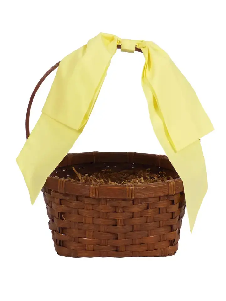 Yellow Easter Basket Bow Accent 1