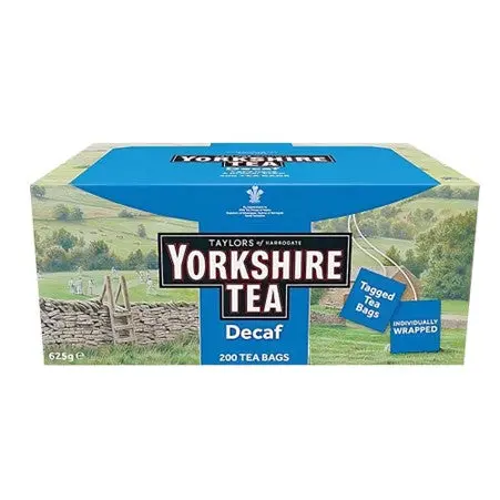 Yorkshire Decaf Tea Bags – Tagged & Enveloped 1