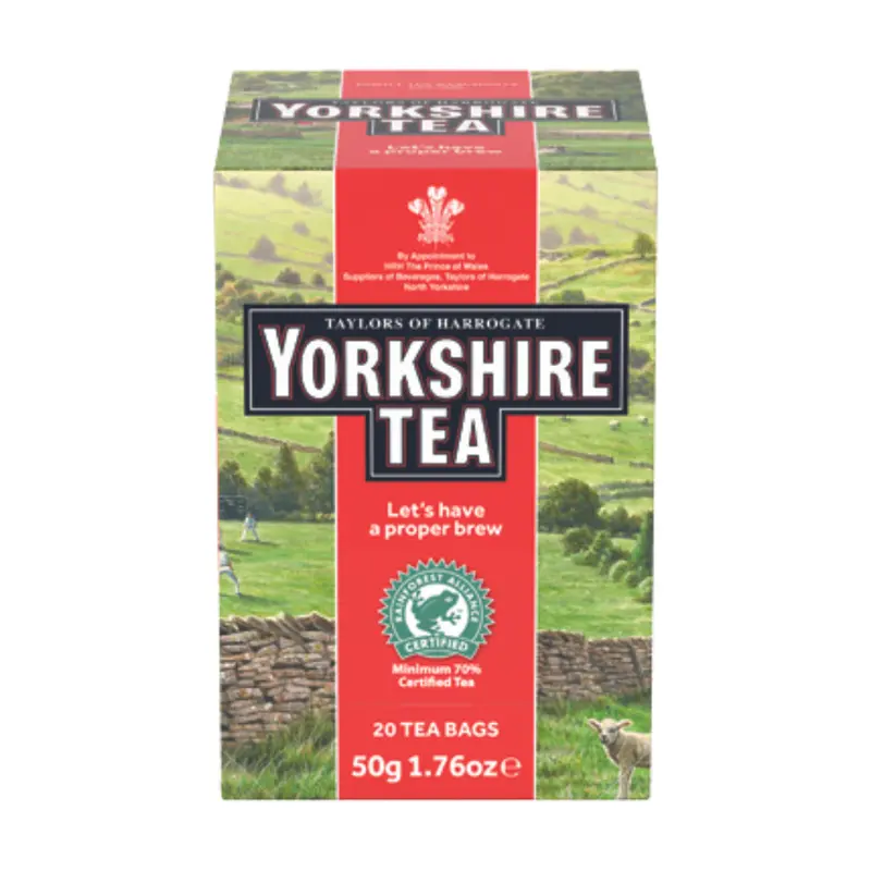 Yorkshire Tea – 20-Count Tea Bag Pack 1