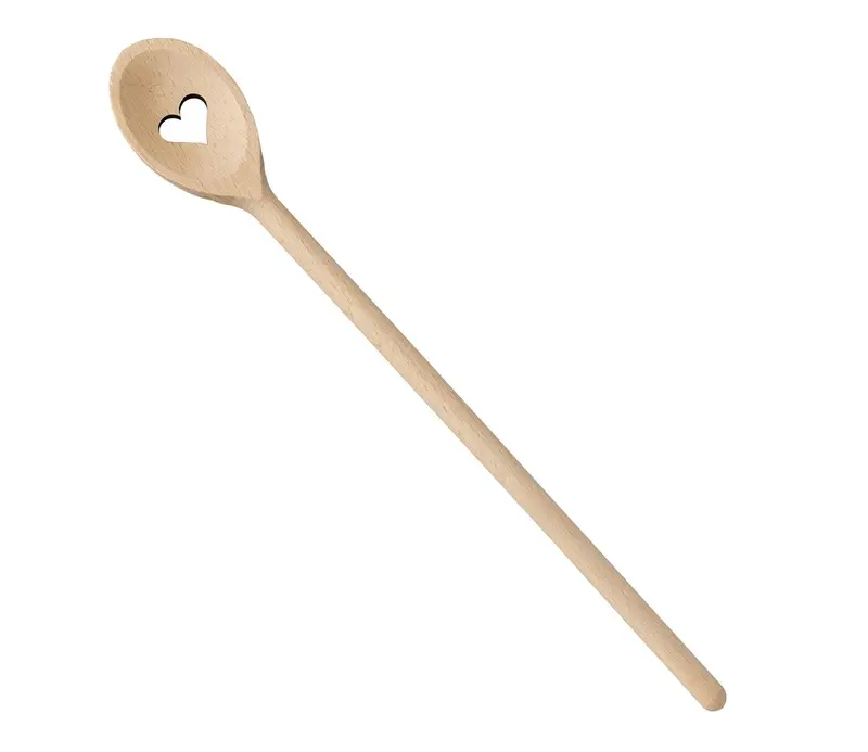 Zassenhaus Heart-Shaped Wooden Cooking Spoon – Beech, 35 Cm 1