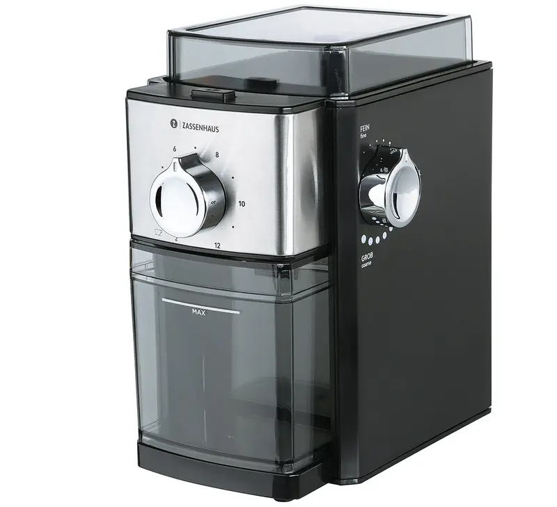 Zassenhaus Kingston Steel Electric Coffee Grinder 1