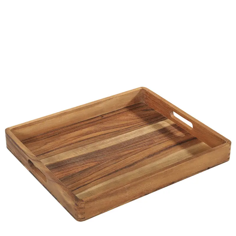 Zassenhaus Large Acacia Wood Serving Tray (52 X 43 X 6 Cm) 1