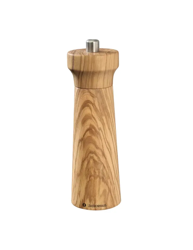 Zassenhaus Westerland Pepper Mill – Olive Wood, 18 Cm 1