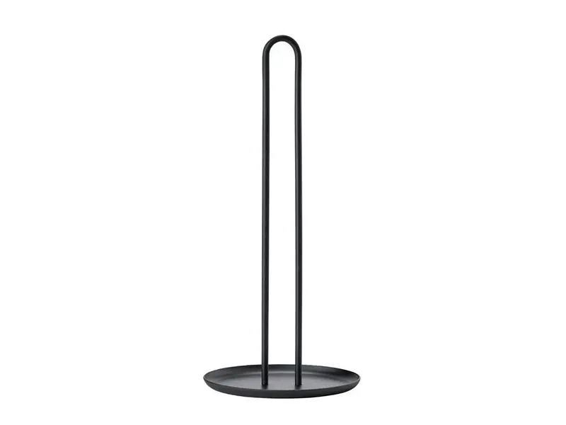 Zone Singles Black Kitchen Paper Towel Holder – Metal Construction, 22.2 Cm Width 1