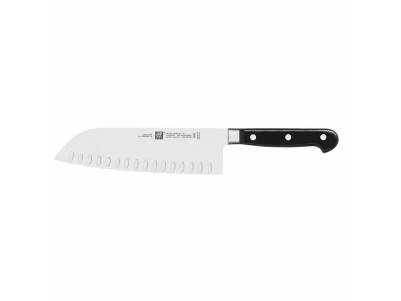 Zwilling Professional S Santoku Knife – 180 Mm, Hollow-Edge Design 1