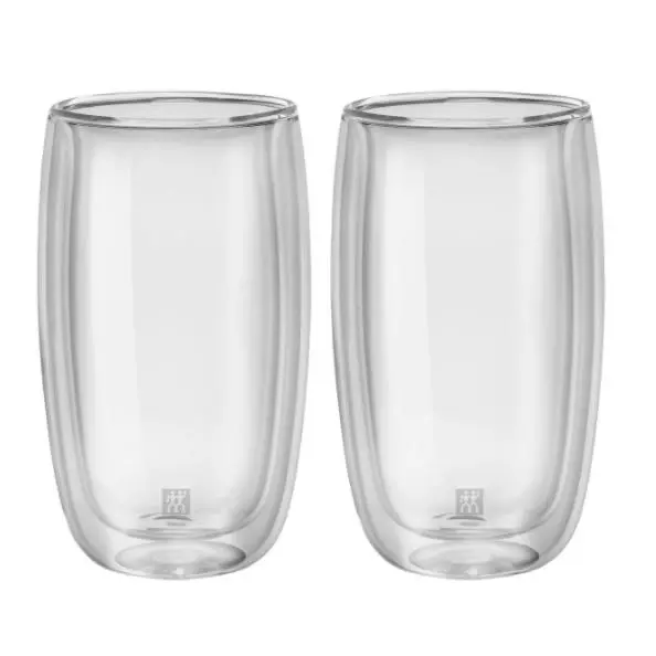 Zwilling Sorrento Double-Wall Latte Macchiato Glasses – Set Of 2 1