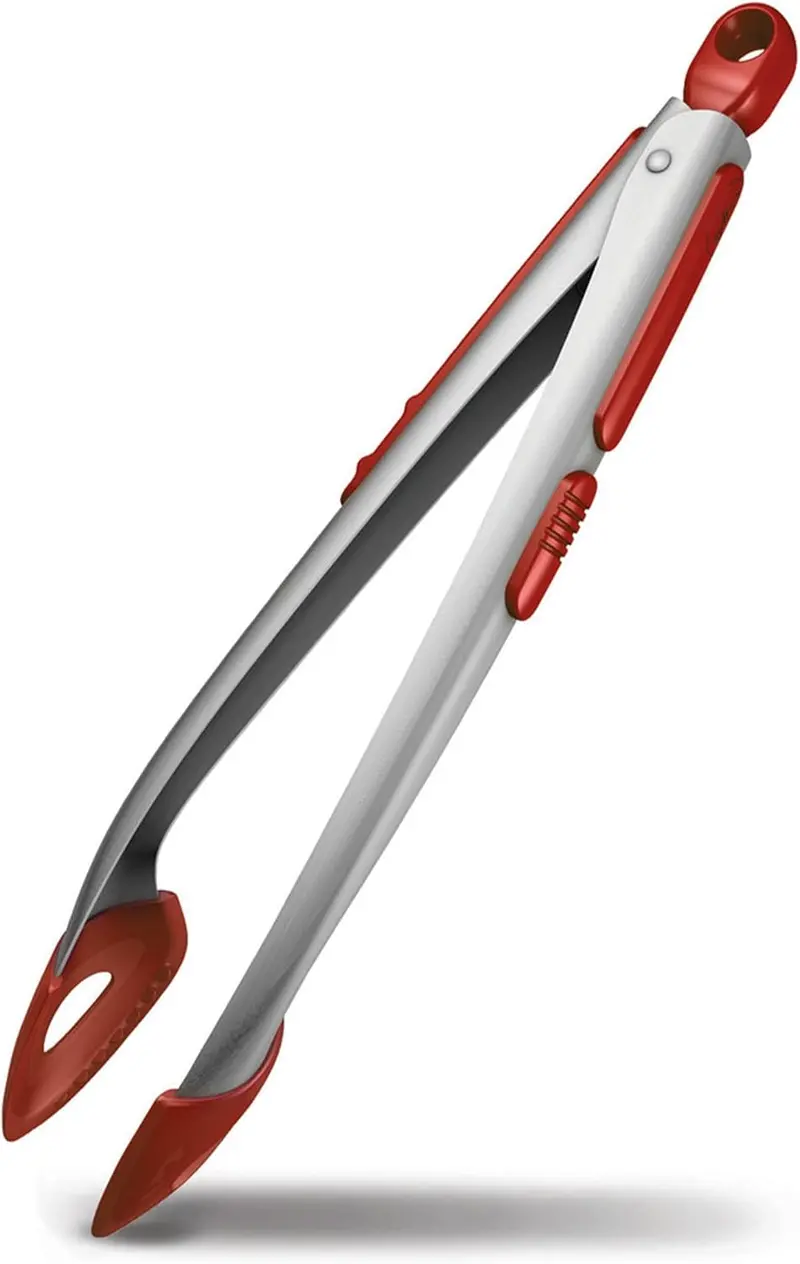 Zyliss Silicone-Tipped Tongs – Heat-Resistant Grip For Delicate Foods 1